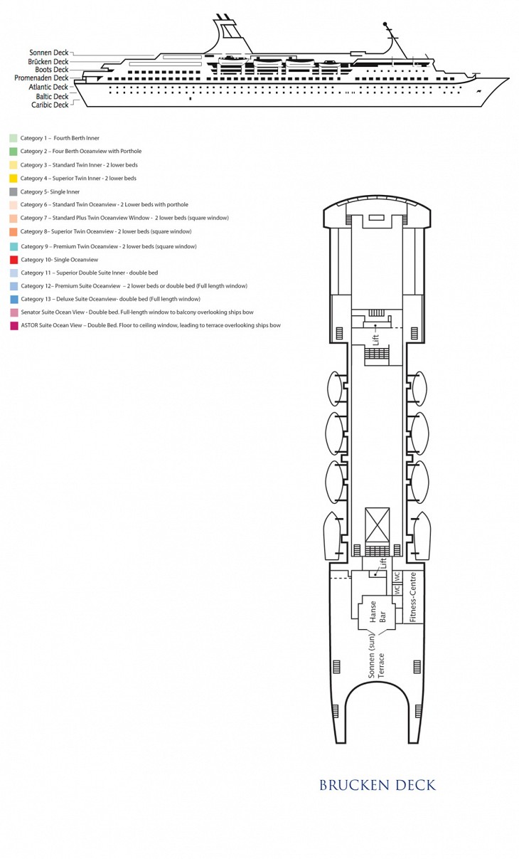 Deck Plan of Brucken Deck